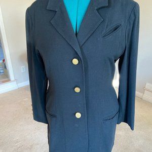 Jeanne Marc long riding-style jacket